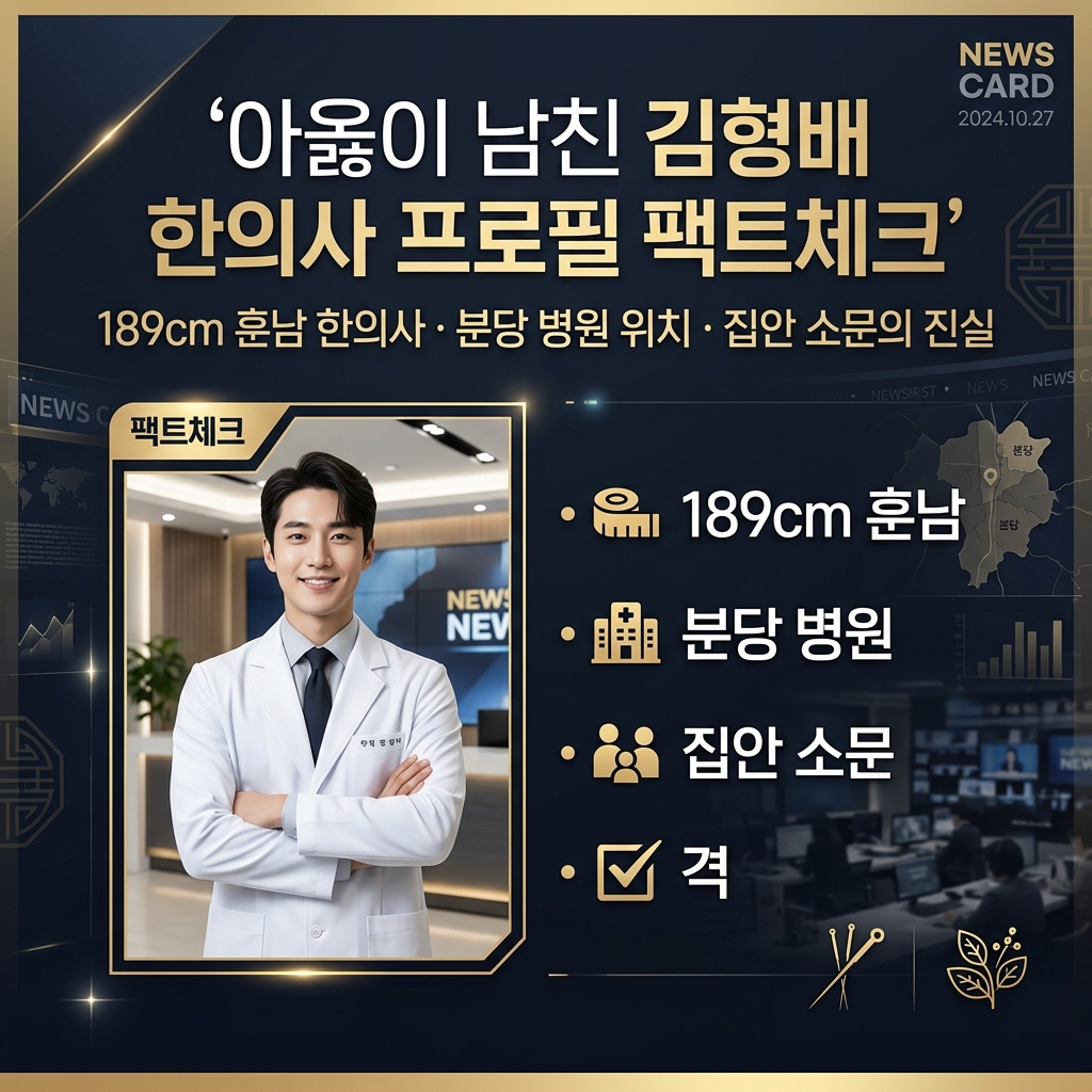 아옳이 남친 김형배 한의사 커버 이미지