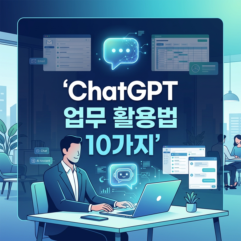 ChatGPT 업무 활용법 10가지 대표 커버 이미지