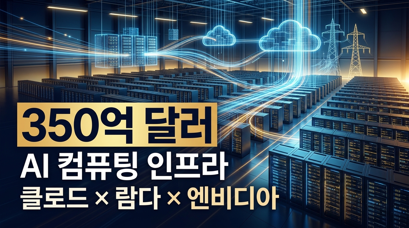 Claude와 Anthropic 350억 달러 GPU 컴퓨팅 계약 및 AI 데이터센터 인프라