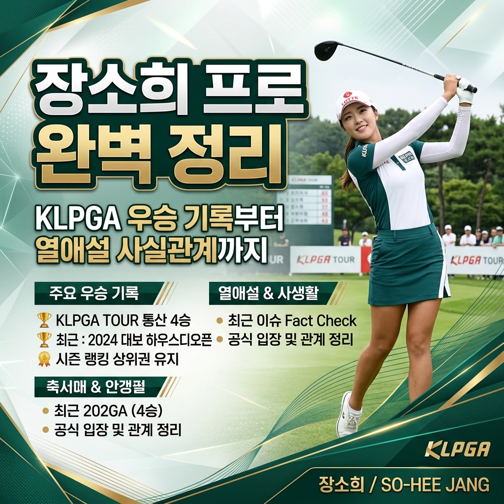 장소희 프로 완벽 정리 카드뉴스 헤드라인