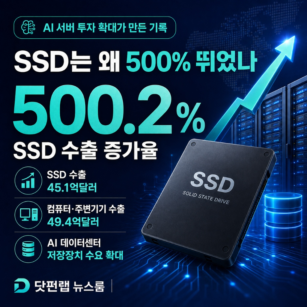 SSD는 왜 500% 뛰었나 500.2% 인포그래픽