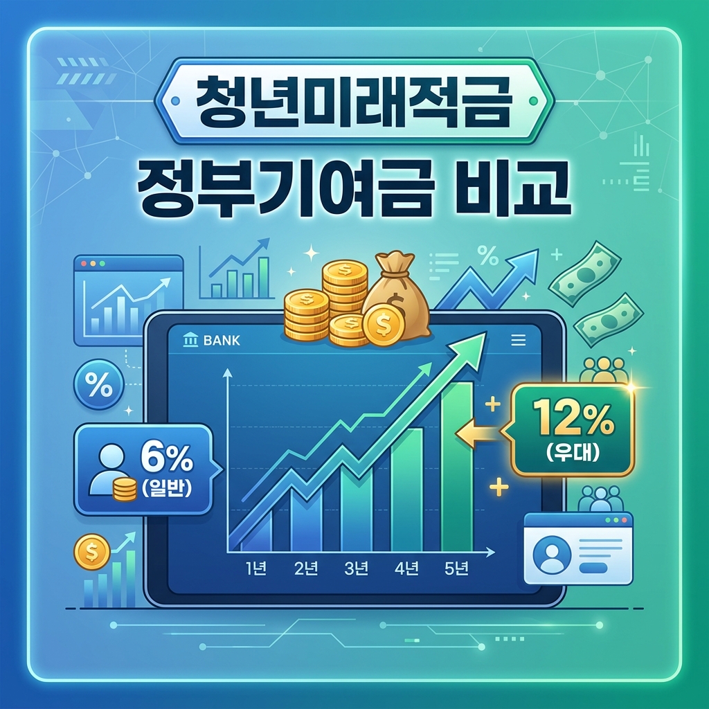 청년미래적금 정부기여금 비교 대표 커버 이미지