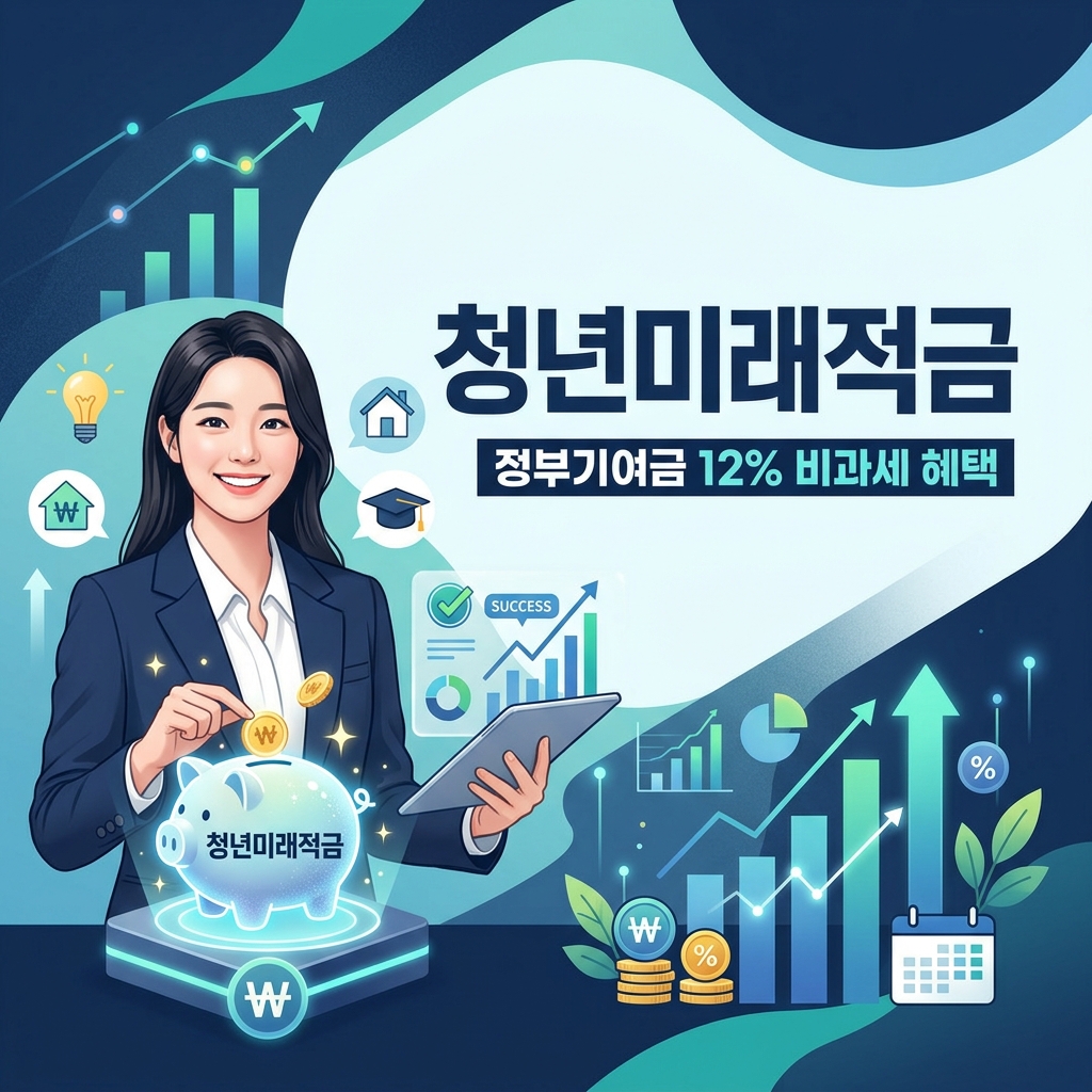 청년미래적금 총정리 자격조건 정부기여금 계좌개설 대표 이미지